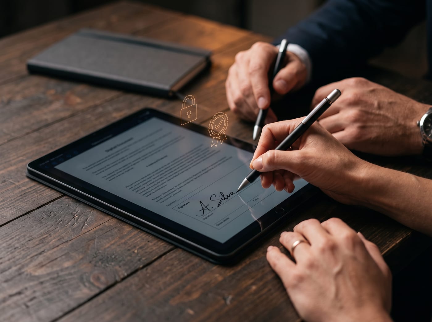 Assinatura digital de documentos com validade jurídica